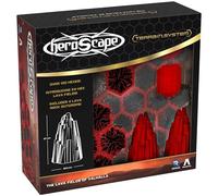 Renegade Games : Heroscape : The Lava Fields of Valhalla - Extension de terrain, accessoire de jeu de miniatures, plus de 30 pièces hexagonales, 4 pièces de roche de lave