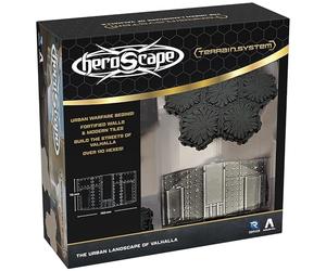 Renegade | Heroscape The Urban Landscape of Valhalla Terrain | Extension De Terrain pour Jeu De Figurines, Asphalte, Béton Et Murs Fortifiés | 2-4 Joueurs | 60-120 Minutes