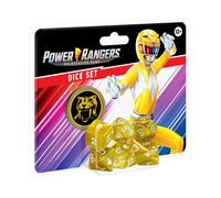 Renegade | Power Rangers: RPG Dice Set Yellow | Set De Dés RPG, Set De 8 Pièces pour Power Rangers Roleplaying Game avec Yellow Ranger Power Coin | 1+ Joueurs | sans Durée De Partie