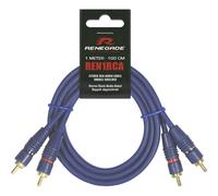 Renegade Ren1RCA Câble RCA 1.00 m [2x Cinch-RCA mâle - 2x Cinch-RCA mâle]
