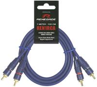 Renegade Ren1RCA Câble RCA 1.00 m [2x Cinch-RCA mâle - 2x Cinch-RCA mâle]