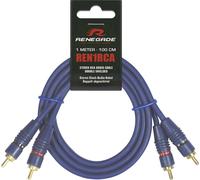 Renegade Ren1RCA Câble RCA 1.00 m [2x Cinch-RCA mâle - 2x Cinch-RCA mâle]