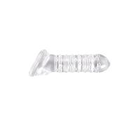 Renegade Ribbed Extension Gaine pour Pénis Transparent