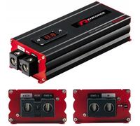 RENEGADE RX1800 power cap condensateur 18 farad pour systèmes jusqu'à 18000 watts rms 1 2 3 4 5 10 voiture spl noir, 1 pièce