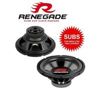 Renegade RXW104 Subwoofer 10 " (25cm) Avec 500 Watt, 4 Ohm