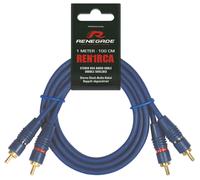 Renegade Ren1RCA Câble RCA 1.00 m [2x Cinch-RCA mâle - 2x Cinch-RCA mâle]