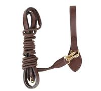 Rênes d'entraînement en cuir for l'entraînement, l'équipement d'aide à l'équitation, l'équipement for chevaux et les accessoires d'entraînement(Brown)