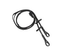 Rênes pour cheval bredies Horze Slender Noir Poney