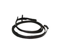 Rênes pour cheval Caoutchouc ThinLine Noir 137 cm
