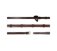 Rênes pour cheval en caoutchouc avec boucles Dy'on New English Collection 1/2" Marron Full
