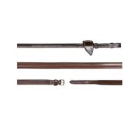 Rênes pour cheval en caoutchouc Dy'on US Collection 1/2" Marron Full