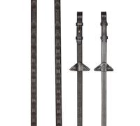 Rênes pour cheval en caoutchouc LeMieux Magna Grip Marron Full