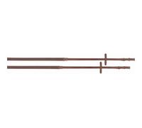 Rênes pour cheval en caoutchouc petits picots Rênes Caoutchouc T de T Marron Cheval