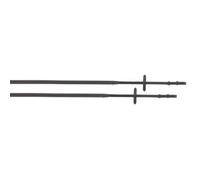 Rênes pour cheval en caoutchouc petits picots Rênes Caoutchouc T de T Noir poney 13 mm