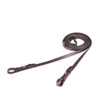 Rênes pour cheval en cuir ferme aveugle BR Equitation Marron Full