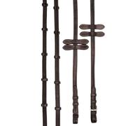 Rênes pour cheval en cuir PS of Sweden San Francisco Marron Cob