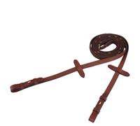 Rênes pour cheval en toile aveugle rond BR Equitation Marron Full