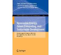 Renewable Energy, Green Computing, And Sustainable Development