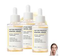 Renewal Bee peptide sérum anti-âge, traitement du visage anti-âge pour raffermir, réparation de sérum à triple action, renouveler le complexe pour l'éclat jeunesse (3PCS)