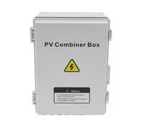 RENFANSHOP Boîte de combinaison PV étanche IP65 à 6 cordes avec fusible de courant nominal de 15 A, disjoncteur d'air 63 A et dispositif de protection contre les surtensions pour système de panneau