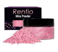 Renfio Pigment En Poudre De Mica 3,5 oz 100g, Naturel Colorant Pour Bougie
