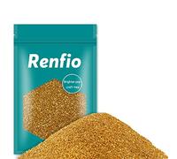 Renfio Poudre pailletée ultra fine Or,100 g (3,5 oz) de paillettes PET métallisées 0,2 mm pour loisirs créatifs,résine, pigments,slime,décoration,peinture,cheveux - Or