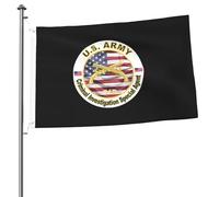 Renforcé Drapeau Agent Spécial Du 31E Cid De L'Armée Américaine Drapeaux Résistant À La Décoloration Bannière Extérieure Pour Événements Célébration Bar 90X150Cm