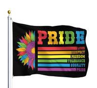 Renforcé Drapeau Corsaire Fierté Amour Liberté Tolérance Égalité Drapeaux Personnalisée Bannière Extérieure Pour Bar Intérieur Maison 90X150Cm