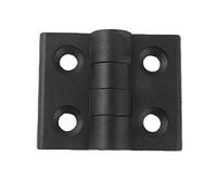 Renforcé en plastique noir fraisée Trou Charnière Roulement