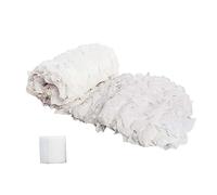 Renforcé Filet de Camouflage Blanc Filet de Protection Solaire Renforcé Militaire Camping en Plein Air Filet de Camouflage 2x3m 3x4m 5x6m Neige Décoration Auvent Jardin Hide, ave(Size:2×5M/6.5×16.4FT)