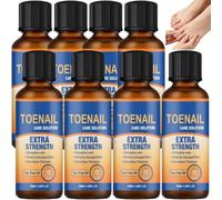 Renforce ongles orteils avec huile d'arbre à thé, soin ongles abîmés (8PCS) | Brillance claire naturelle, renforce et revitalise, sérum hydratant clair ongles secs et cassants, favorise croissance saine.