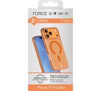Force Case – Coque renforcée en métal Forcecase MagSafe pour iPhone 17 Pro Max Orange