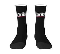 Renforcées Homme Chaussettes, Le socialisme est nul, Socquettes Sportswear Respirantes Chaussettes de Sports pour Courir Trekking 40cm