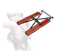 Renforcement du dos Entraînement de yoga à domicile Bande de résistance de yoga contrastée noire et rouge Entraînement ciblé du dos pour la remise en forme et le modelage Structure robuste améliorée B