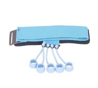 Renforceur de Doigts, Entraîneur de Force de Poignée, Dragonne Portable en Silicone Robuste, Améliore la flexibilité pour les Musiciens (BLUE)