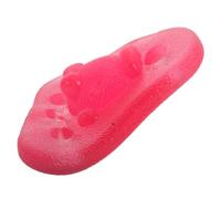 Renforceur de Force de Préhension Triangulaire en Silicone TPR Rose | Usage Main, Surface Mate Antidérapante, Léger, pour -bras et Doigts, Musiciens en Entraînement