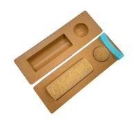 Renforceur De Pied De Planche D'équilibre En Liège, Ensemble De Planche D'équilibre 4 En 1 For Pieds Et Chevilles En Liège La Stabilité Et La Force Du Pied(Light Brown)