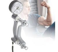 Renforceur de poignée, Compteur de force de préhension 5 positions réglable 200 lbs 90 kg affichage de crête gris 1,375-3,375 pouces