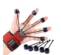 Renforceur de poignée, Exerciseur de doigt de guitare pour les mains, Renforceur réutilisable d'extenseur de doigt d'entraîneur de force de poignée de de Silicone pour les hommes femmes