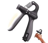 Renforceur de préhension pour les mains, 5 à 59 kg - Exerciseur de doigt et de poignet réglable - Pince d'entraînement numérique pour escalade, gym, travail, patients, athlètes, hommes, personnes