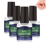 Renforceur D'ongles À L'acide Hyaluronique, Traitement À L'acide Hyaluronique, Durcisseur D'ongles, Vitamines Et Minéraux, Solution Nourrissante Pour Ongles Abîmés (4 pièces)