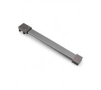 Renfort droit en inox 10 × 30 mm pour cadre de cabine de douche