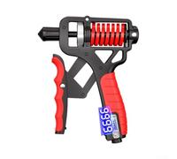 Renfort ergonomique avec réglage de la résistance et fonction de comptage précis (Rouge)