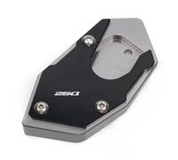 Renfort latéral Plaque De Support D'extension De Support Latéral Support De Pied De Moto Agrandie pour CB300R CB150R CB250R CB300R 150R 250R(Titanium-a)