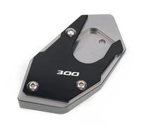 Renfort latéral Plaque De Support D'extension De Support Latéral Support De Pied De Moto Agrandie pour CB300R CB150R CB250R CB300R 150R 250R(Titanium-b)