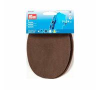 Prym 929384 Renforts imitation daim, thermocollant, 10 x 14cm, brun moyen