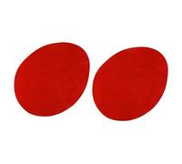 Renforts pour coudes, Oval Elbow Knee Iron On Repair Patches For Jeans Denim Clothing 4 Pcs Multicolor(Color4)