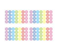 Renforts pour Trous de Papier Cercles adhésifs ronds | Cercles De Renforcement Pour Classeur Pour Renforcer Les Perforations Des Carnets, Dessin, Codage, Notes Lâches, Bureau
