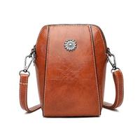 Rengood Lunesouri MINI SAC À BANDOULIÈRE EN CUIR SOUPLE (VERT)