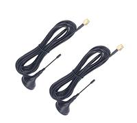 Rengue Antenne à Ventouse avec Gain élevé de 12 DBi pour une Forte | Interface SMA Mâle, Fréquence 700-2700 Mhz, Base Magnétique, Câble RG174, Compatible avec les Routeurs 4G et les Modules